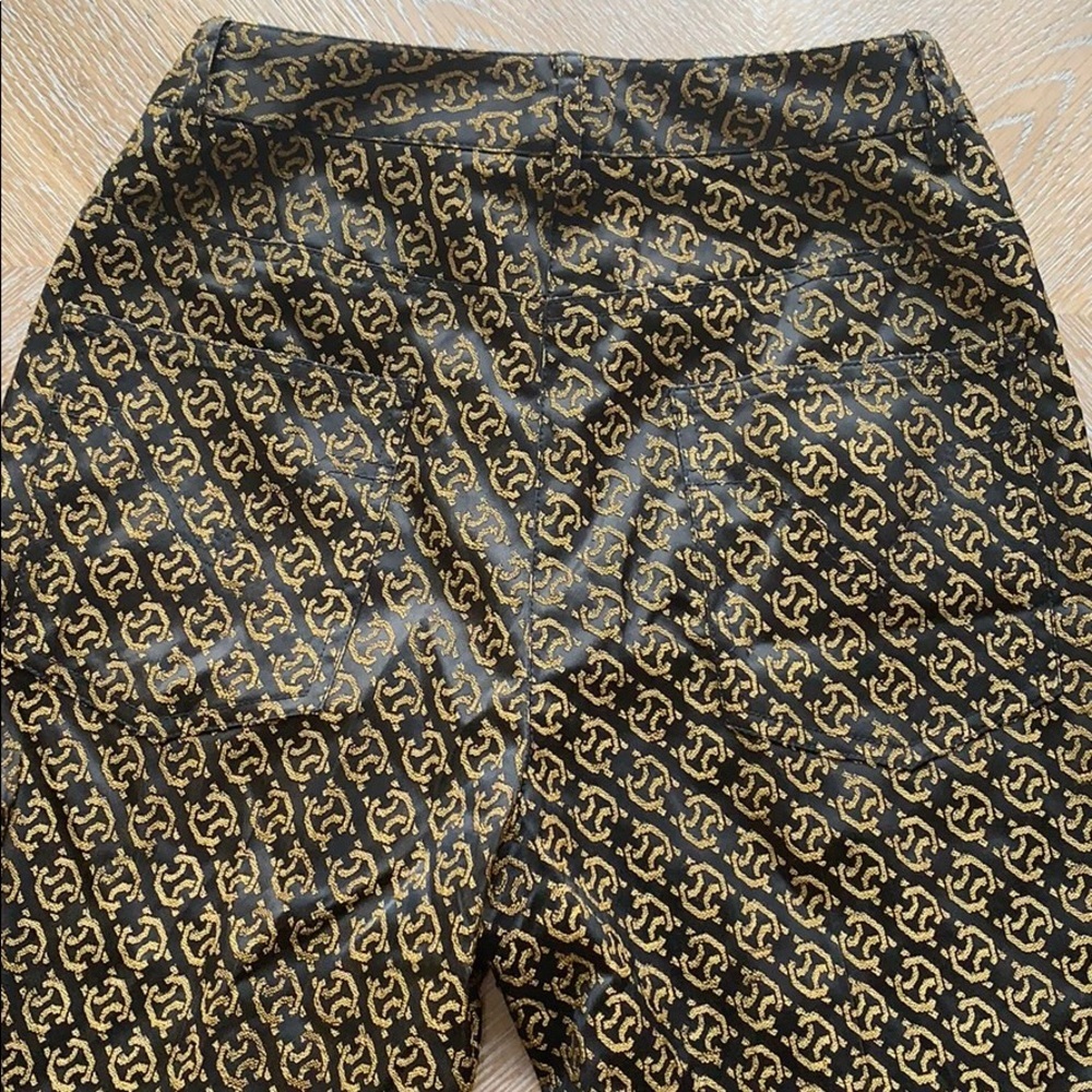 ETCETERA Black & Gold Print Straight Leg Pant 0 - Picture 5 of 7